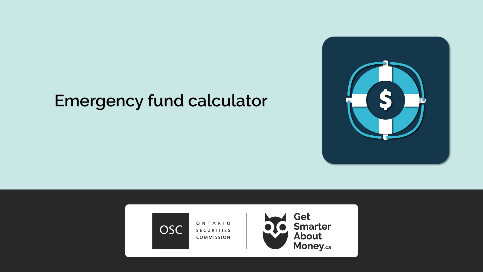 Emergency Fund Calculator | GetSmarterAboutMoney.ca